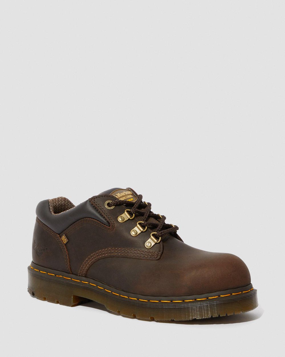 Dr Martens Hylow Steel Toe Pracovné Topánky Damske ( Tmavo Hnede ) SK 983-APQDHF